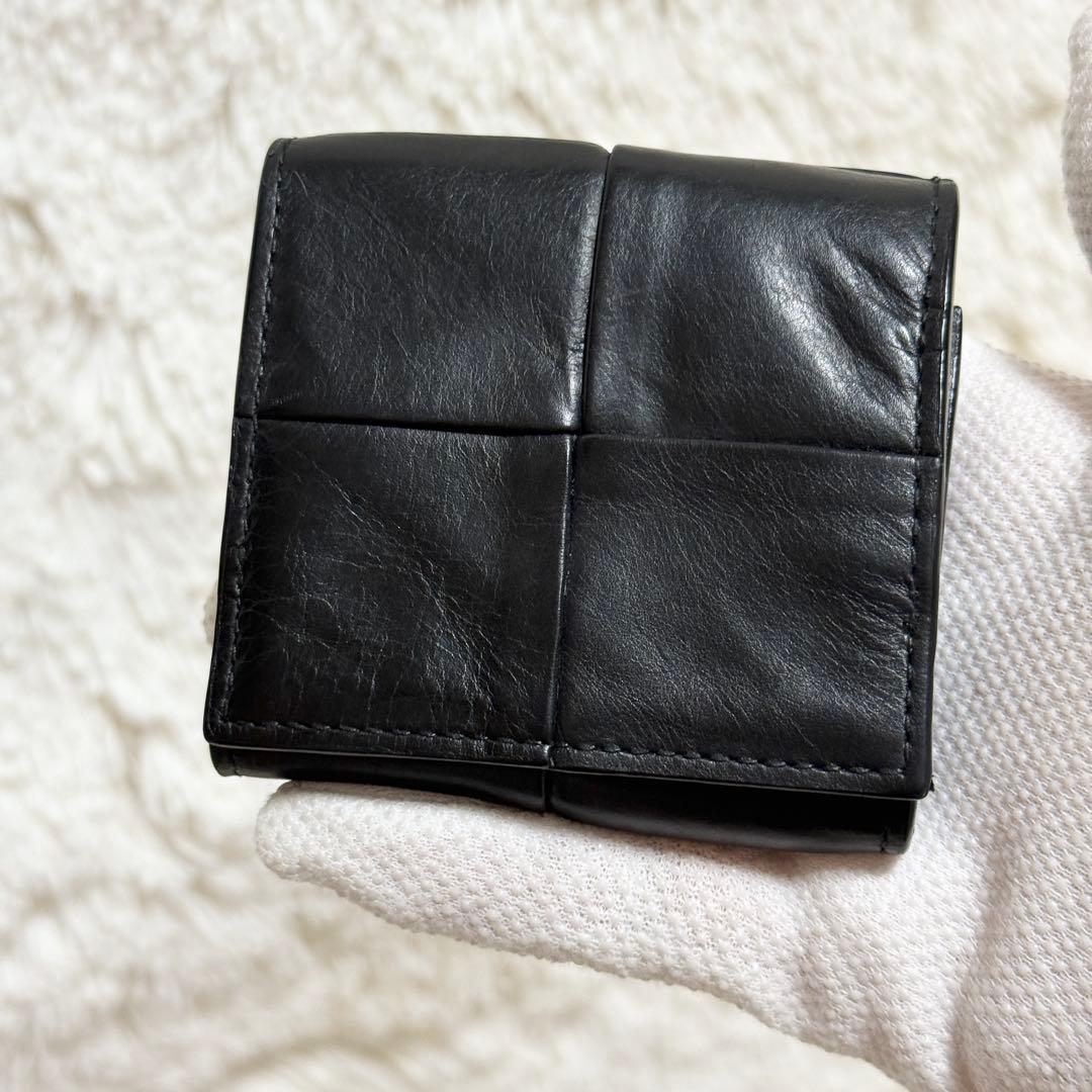 【極美品】近年モデル　シワ加工　IC カセット　パース　ボッテガヴェネタ