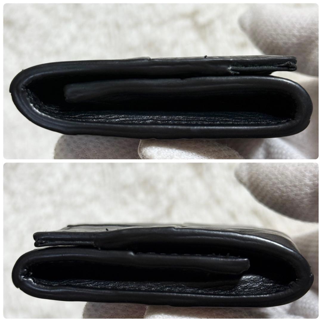 【極美品】近年モデル　シワ加工　IC カセット　パース　ボッテガヴェネタ