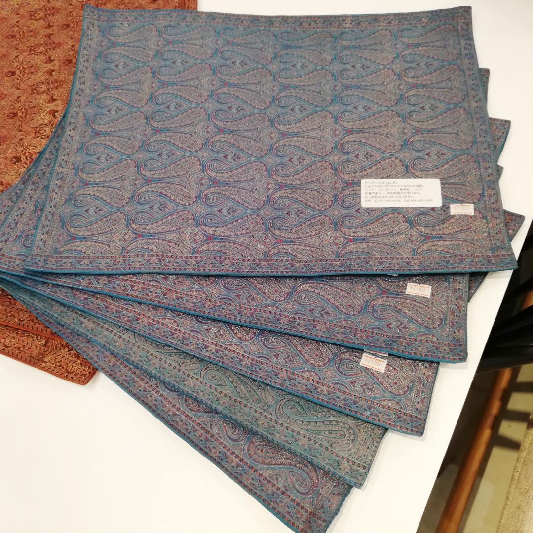 ◇OUTLET　インド製　プレースマット/テーブルクロス/コースター他　おまとめ