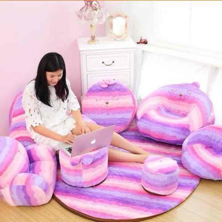 ぬいぐるみソファ椅子じゅうたんミニソファ8点セット002505