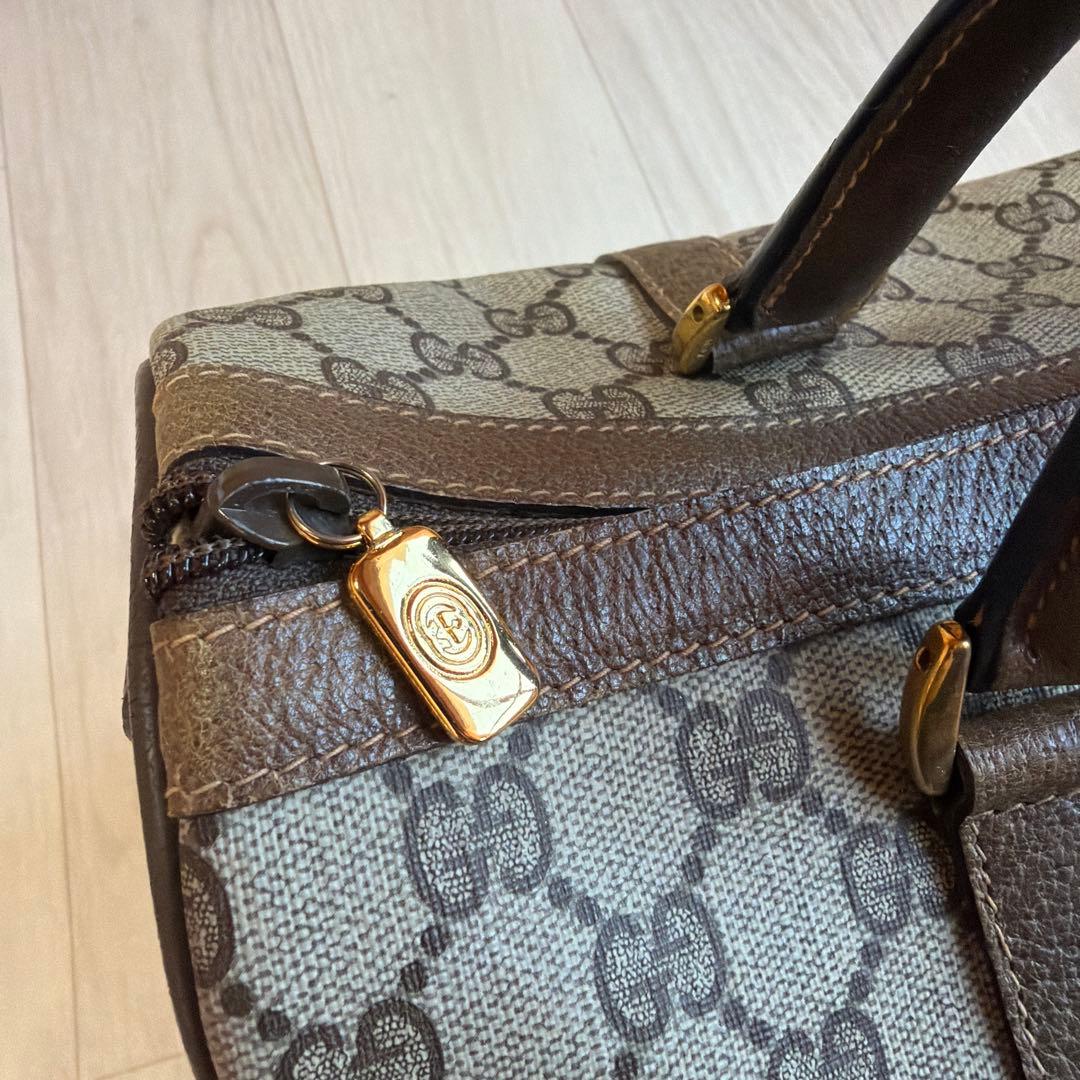 OLD GUCCI ミニボストンバッグ シェリーライン