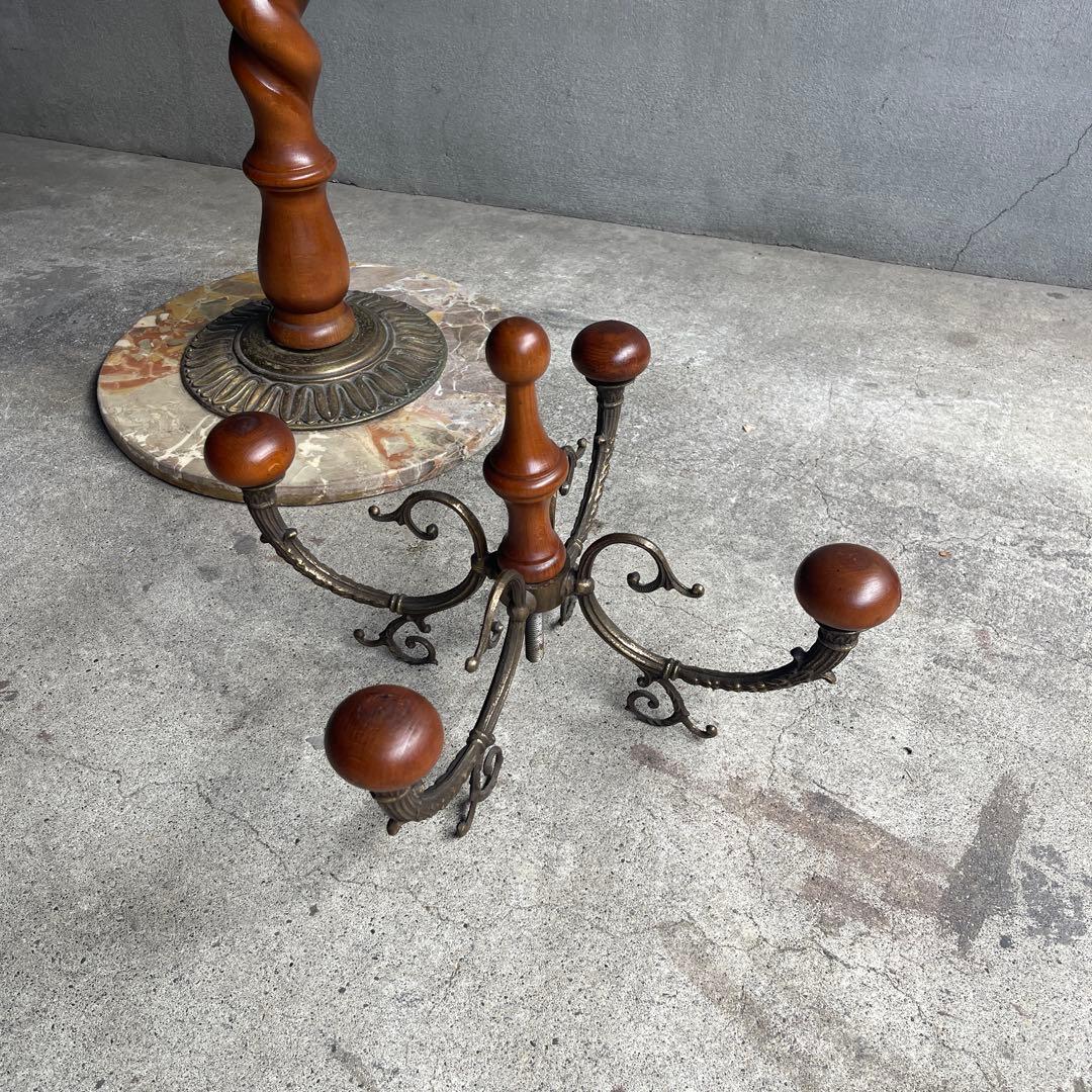 オールドヴィンテージ　ツイストポールハンガー　イタリア