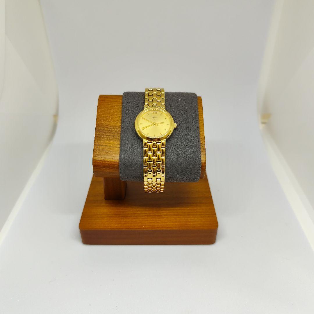ミ*ラ様 TISSOT ゴールドアナログ腕時計