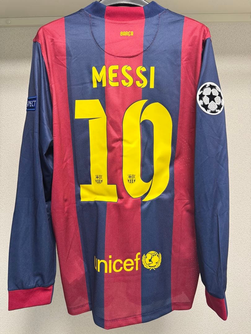 FCバルセロナ メッシ 10 長袖シャツ 2016年チャンピオンズリーグ決勝