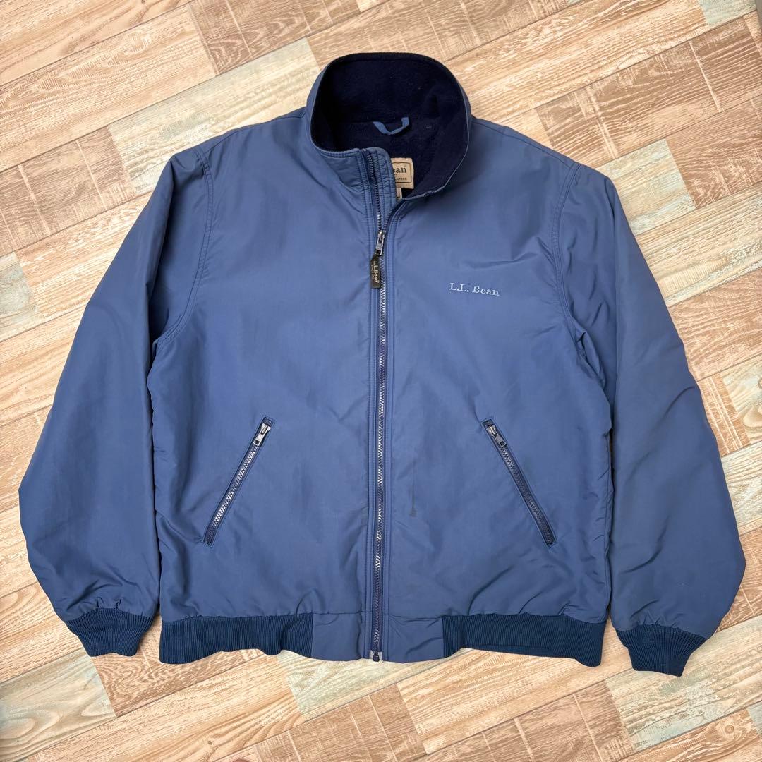 s*w様 LLBean エルエルビーン ウォームアップジャケット ライトブルー