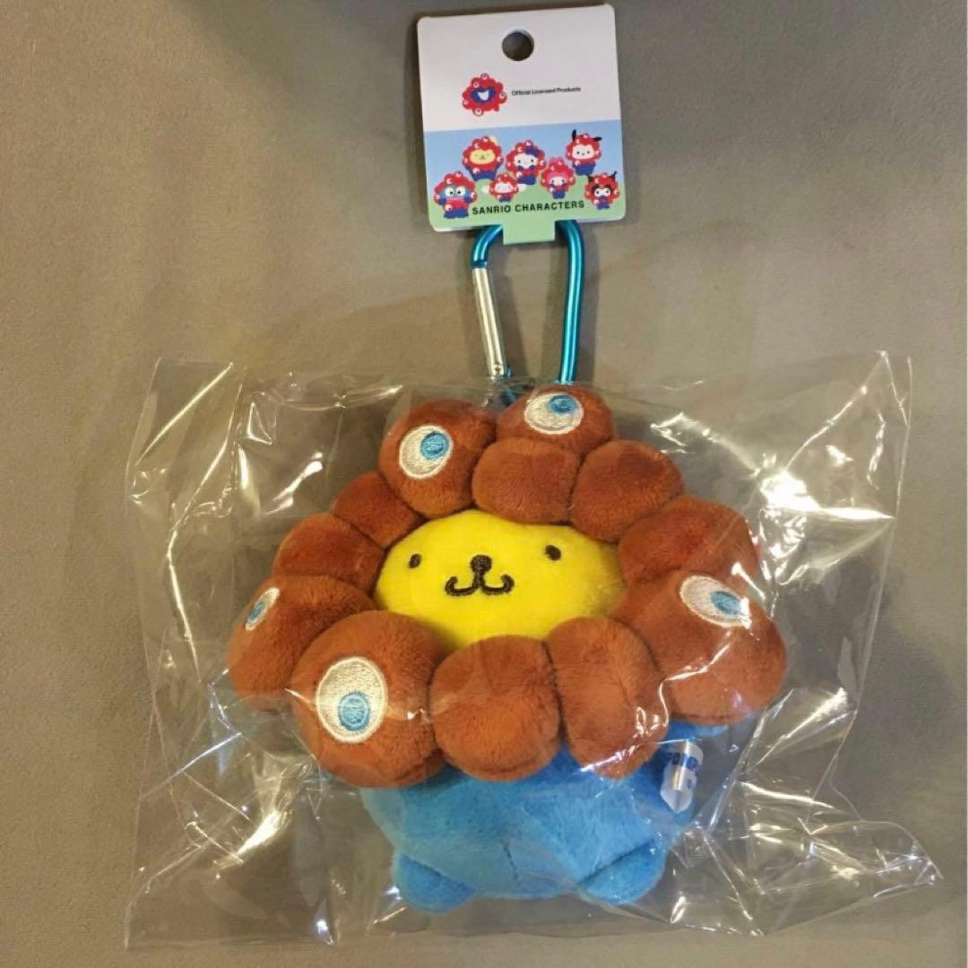 サンリオ　万博　ミャクミャク　ぬいぐるみ　キーホルダー　会場限定　ポムポムプリン