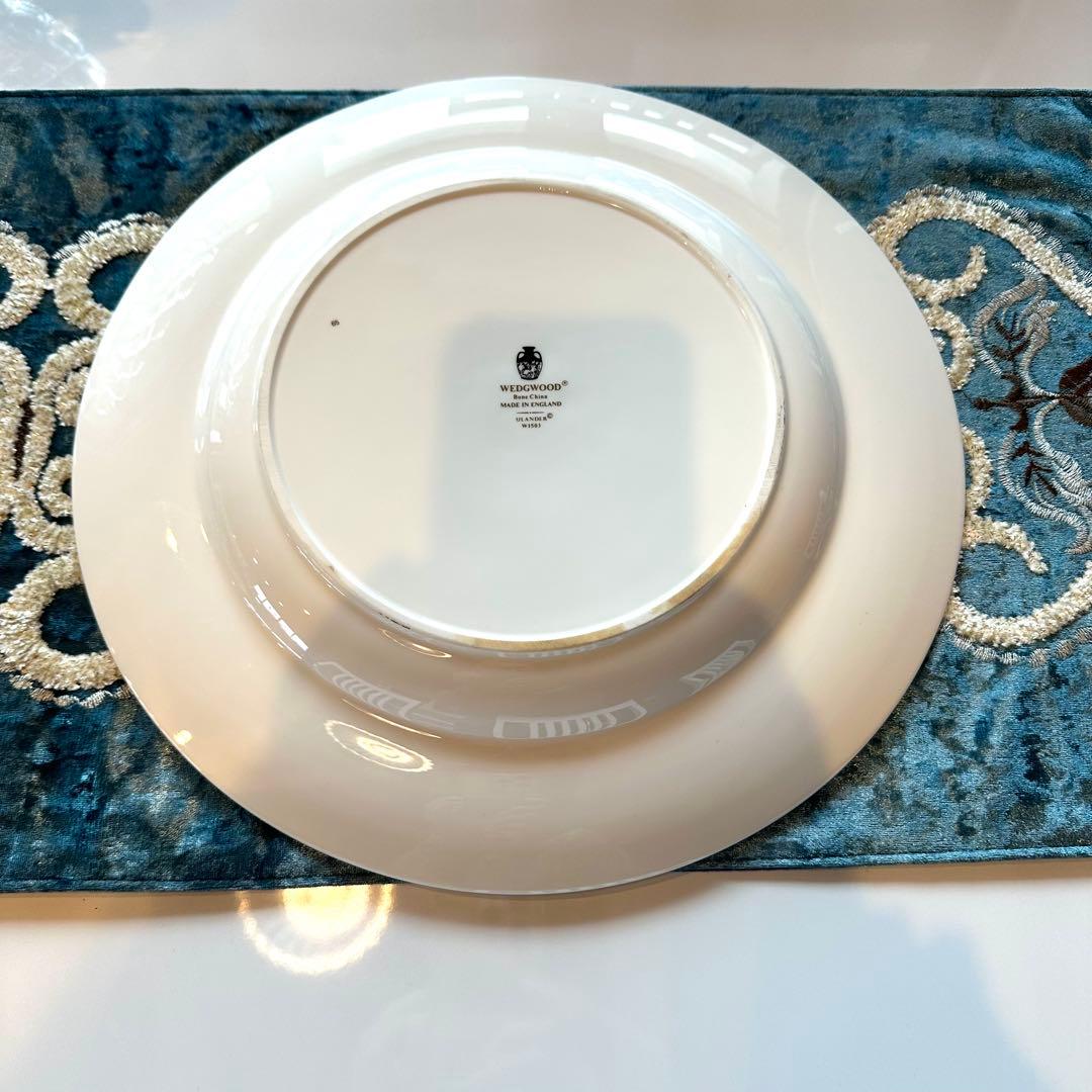 ウェッジウッド ユーランダー パウダーターコイズ 大皿 34cm 磁器製1枚