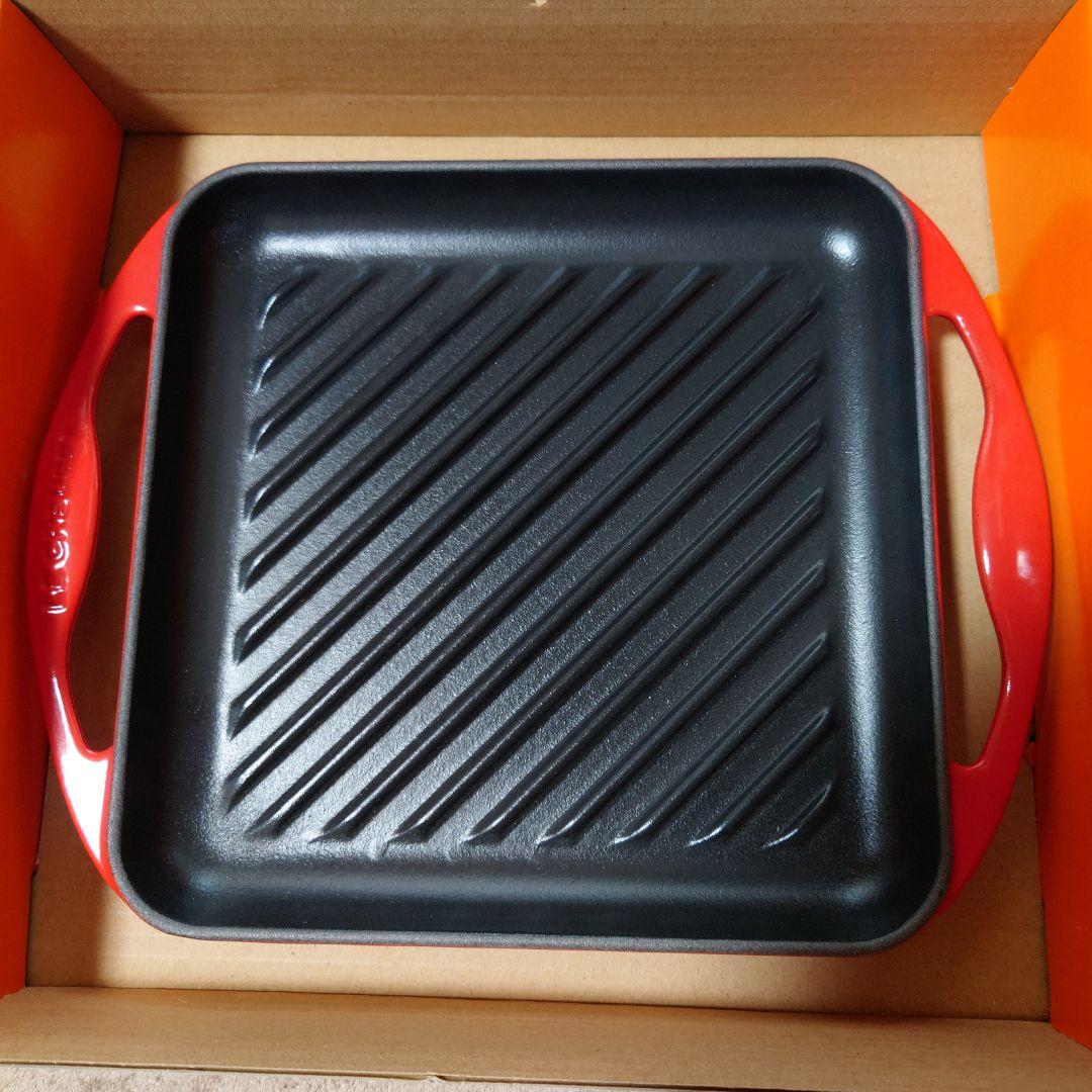 【お値下げ中】未使用　ル・クルーゼ　グリルパン　24cm