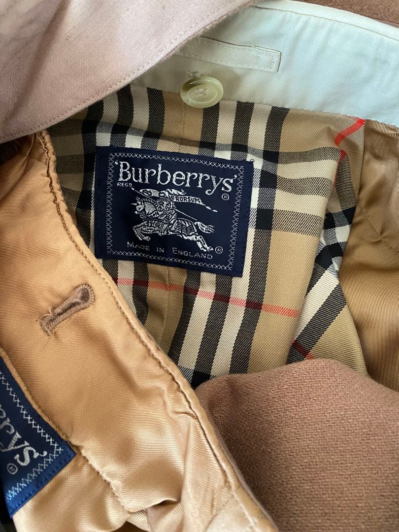 バーバリートレンチコート(インナーコート、襟付き取り外し可能)