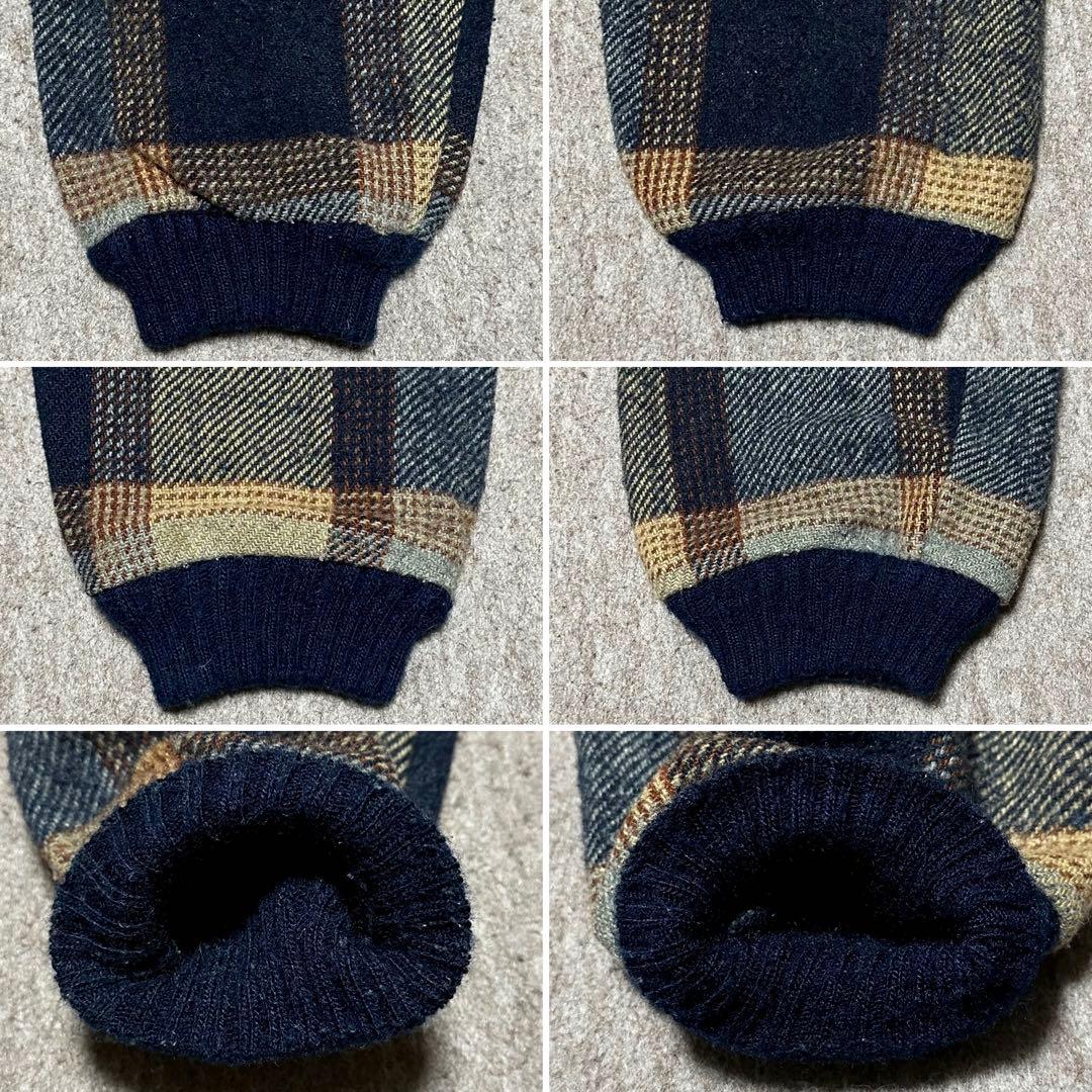 Lee ウールジャケット ジップアップ チェック柄 タロン USA製 70s