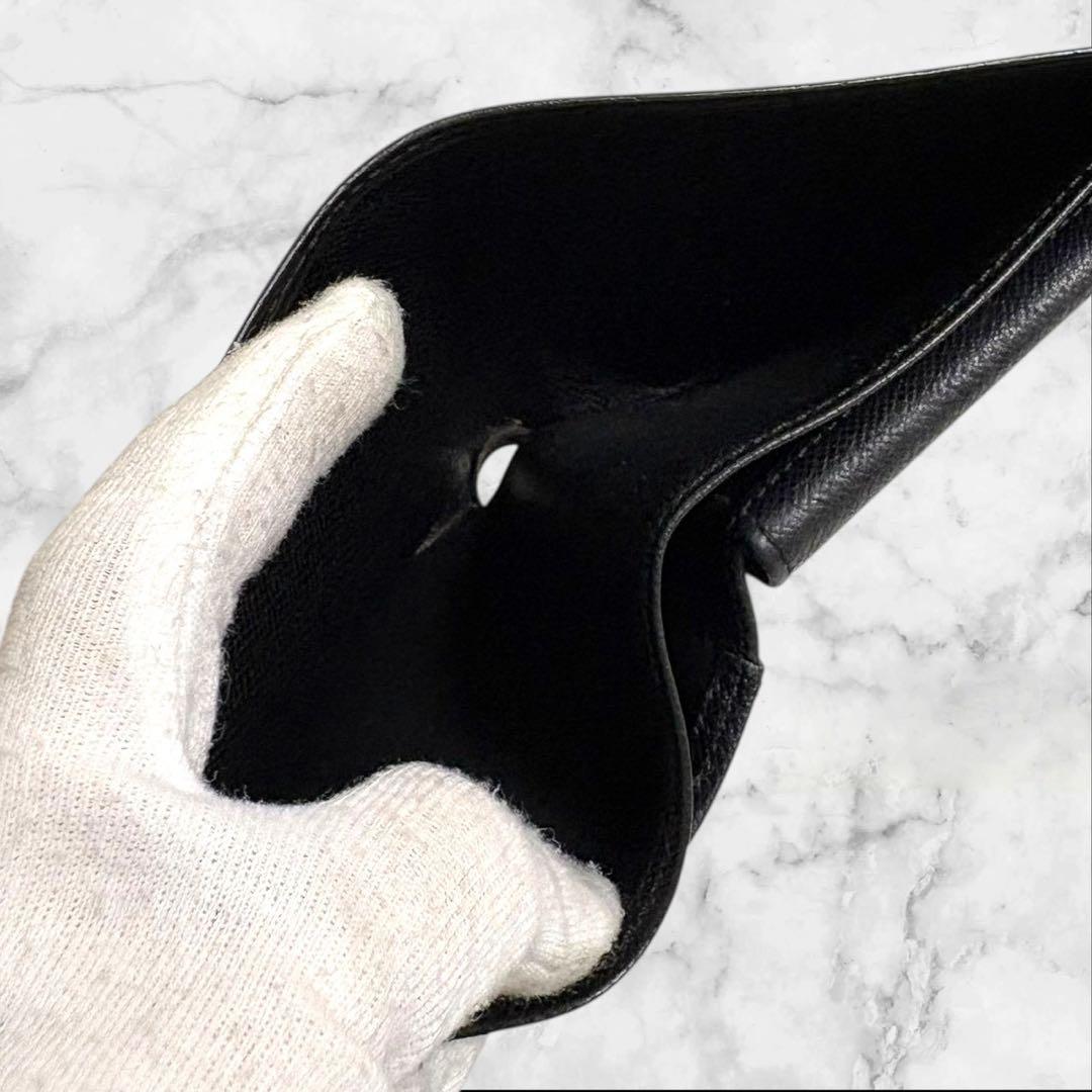 美品✨ LOUIS VUITTON ポルトフォイユマルコ　エピ　黒　二つ折り財布
