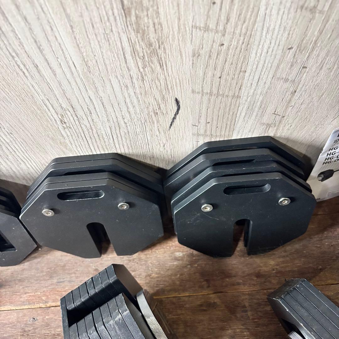 HAIGE 可変式ダンベル 4セット プレート総重量104kg ハイガー