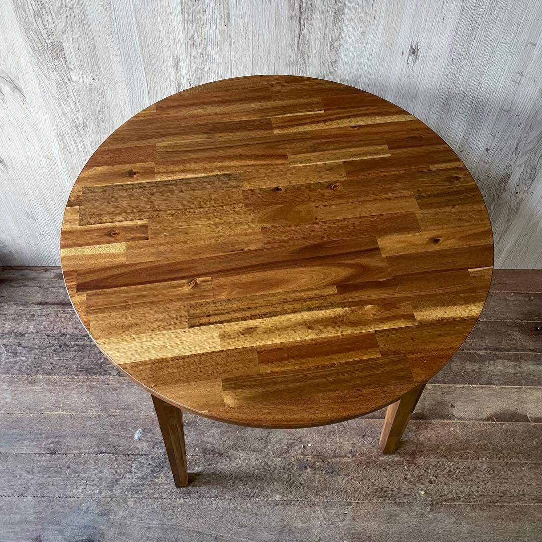 IKEA NACKANÄS ナッカンネース アカシア材 丸テーブル イケア