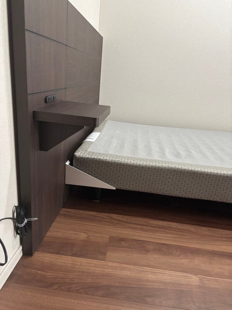 大塚家具 シングルベッドフレーム ダークブラウン