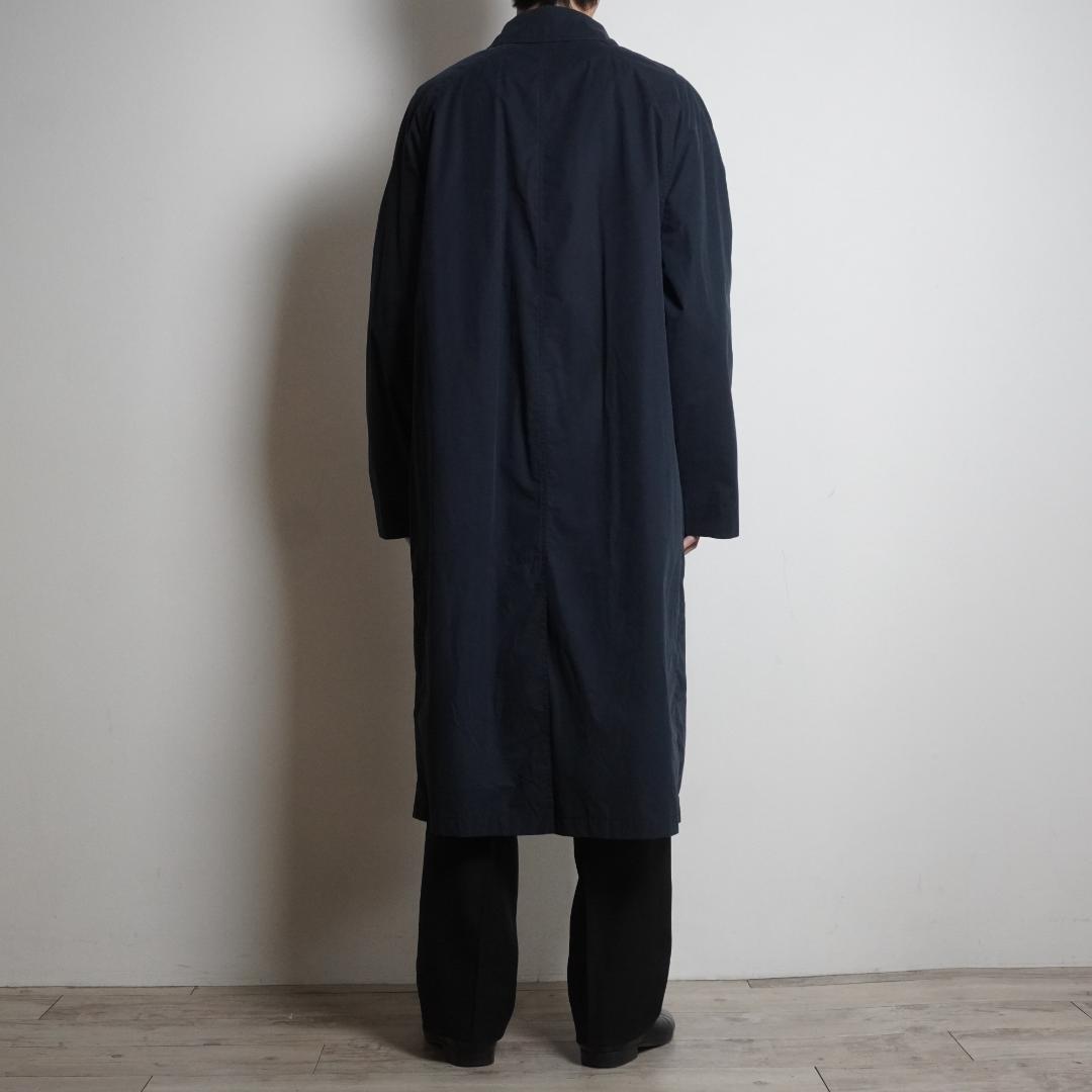 Salvatore Ferragamo ステンカラーコート ネイビー/TW350