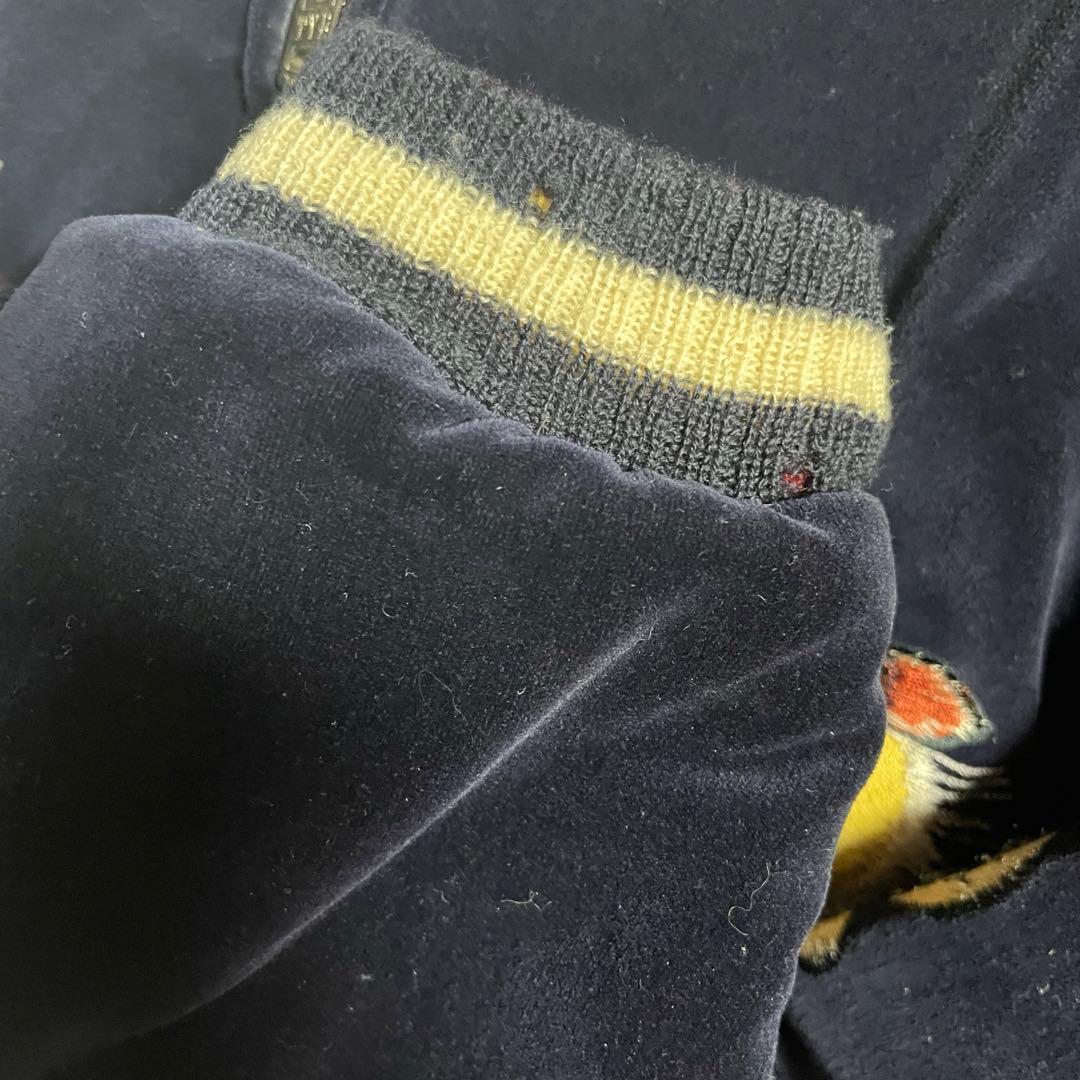 希少/L(大) テーラー東洋　港商スペシャルエディション　別珍　スカジャン　髑髏