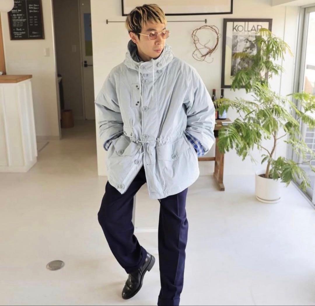 ジャケット・アウター Griffin Hartland  Navy Puff Smock