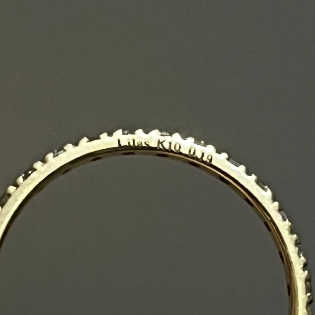 Lilas フルエタニティーダイヤリング　7号