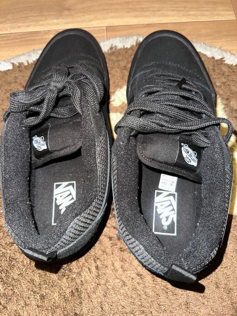 【美品】VANS KNU SKOOL オールブラック 29cm US企画