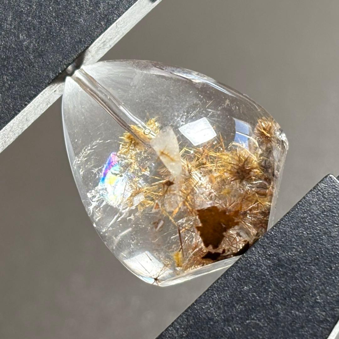 極上　虹入り　フラワールチルクォーツ　K298