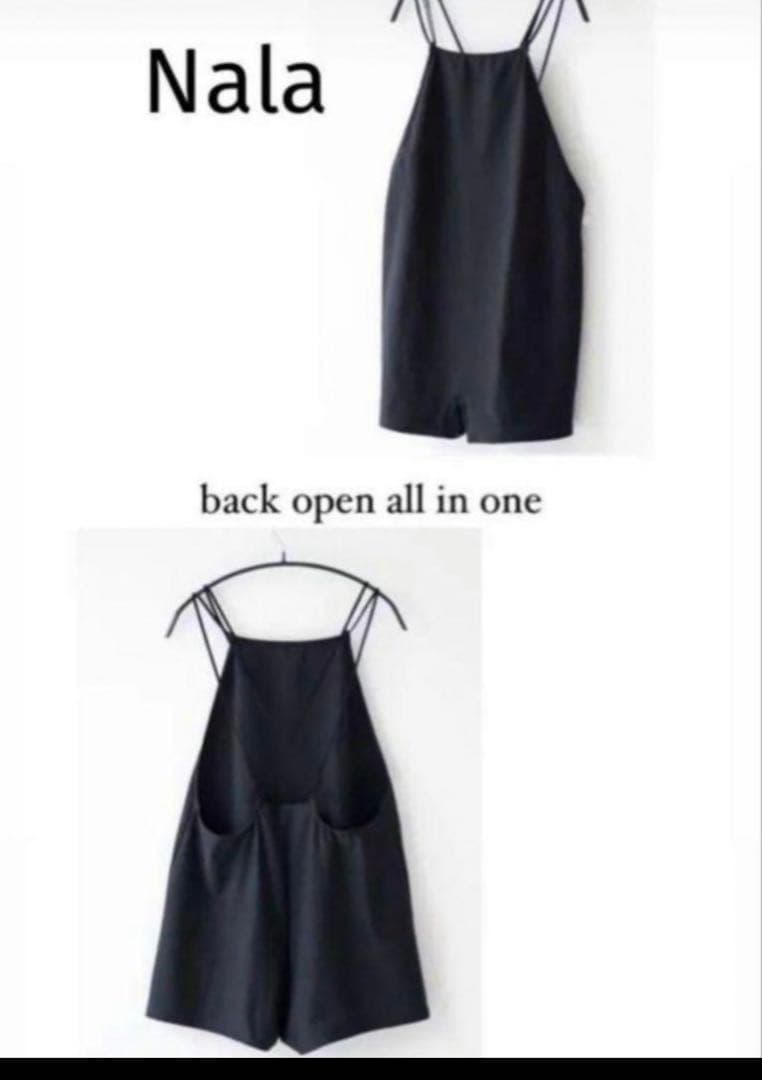 新品 Nala back open all in one ナラ オールインワン