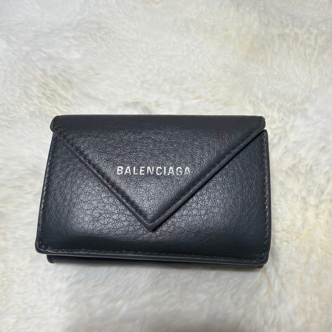 沙羅♡ 　BALENCIAGA 財布　ミニ財布 ペーパーミニウォレット