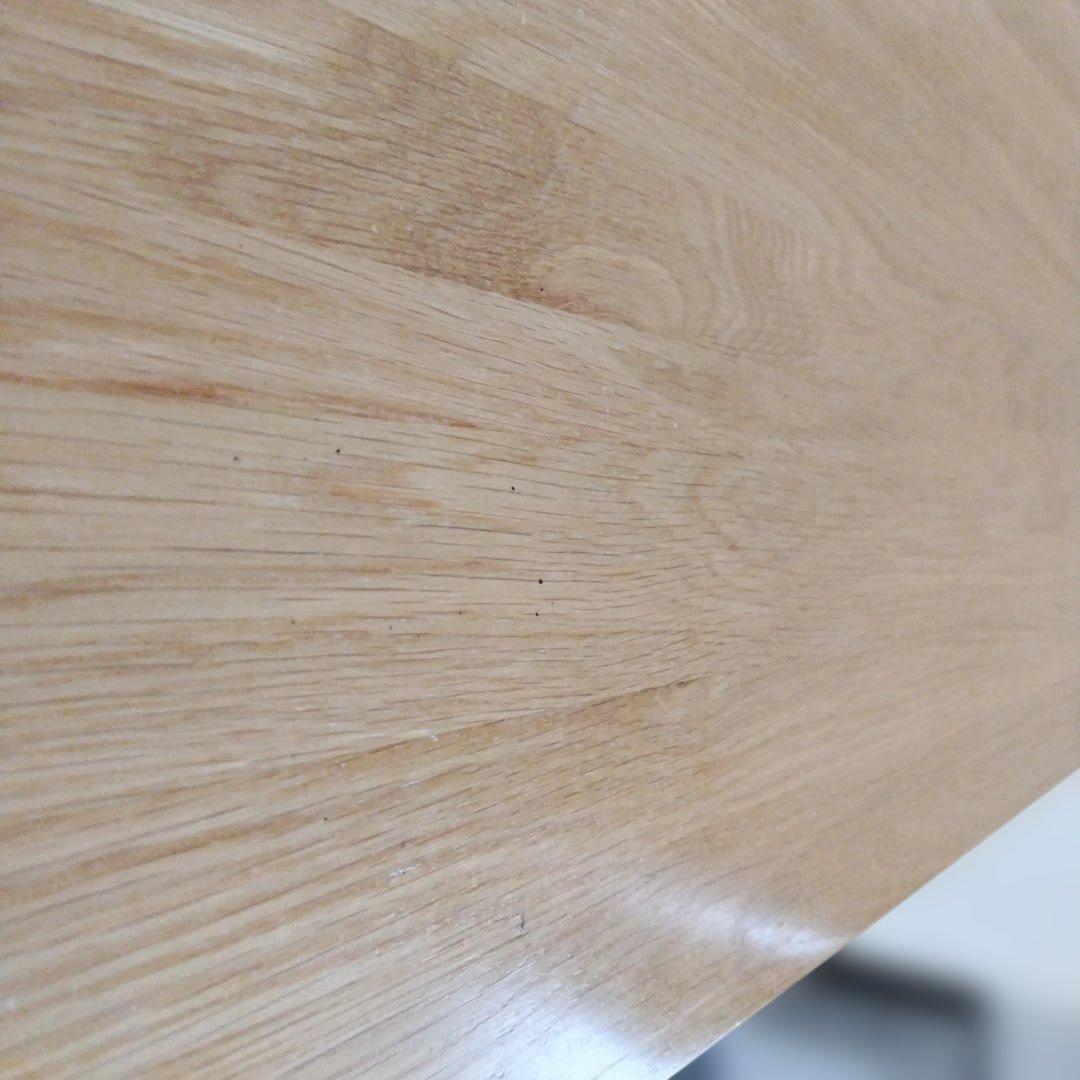 無印良品　オーク無垢材　デスク　机