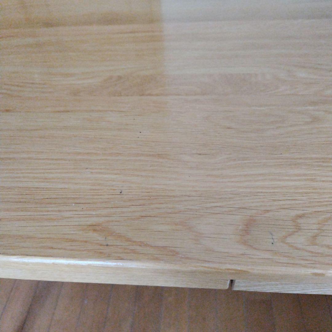 無印良品　オーク無垢材　デスク　机