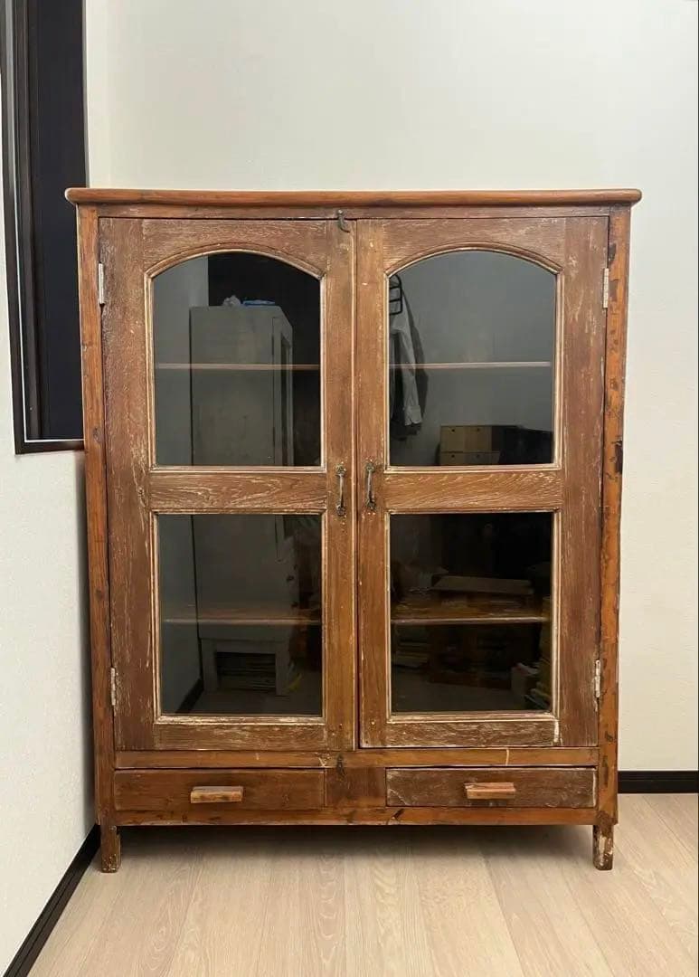 オールドメゾン　ヴィンテージ アンティーク　シェルフ　キャビネット