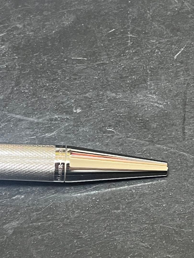 【美品】グラフフォンファーバーカステル ロジウム　ギロシェ　ボールペン