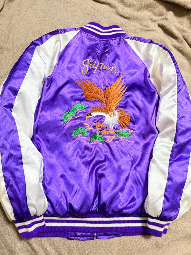 美品 日本製 90s vintage 鷲 日本限定版 スカジャン unisex