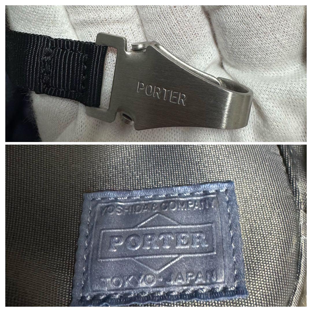 【新品同様】ポーター リフト PORTER LIFT ボディバッグ　ネイビー