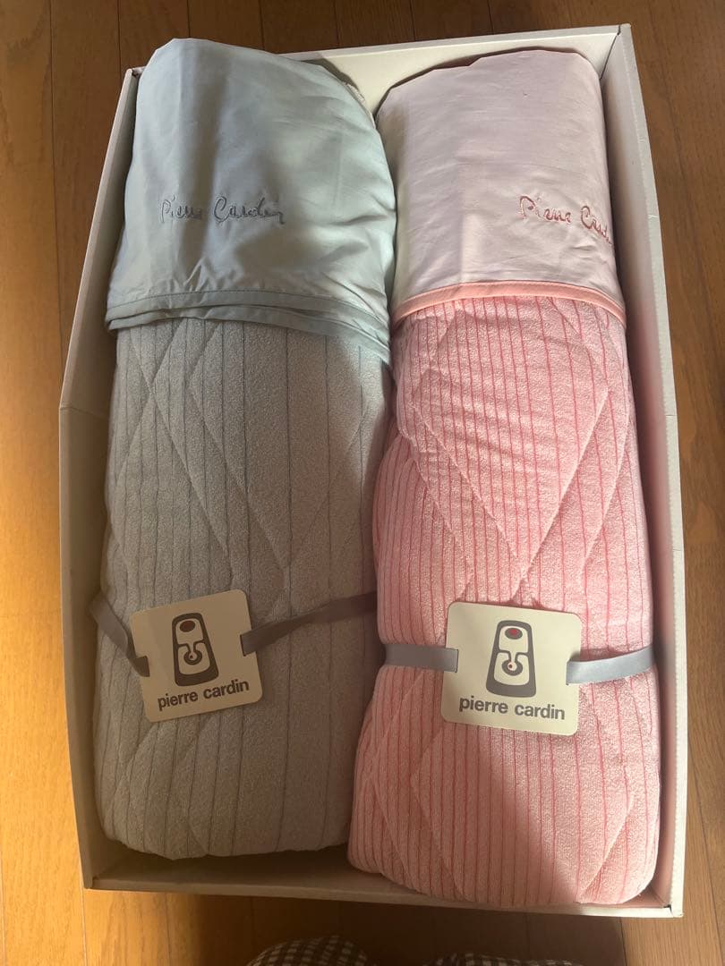 pierre cardin ペア　キルティング毛布