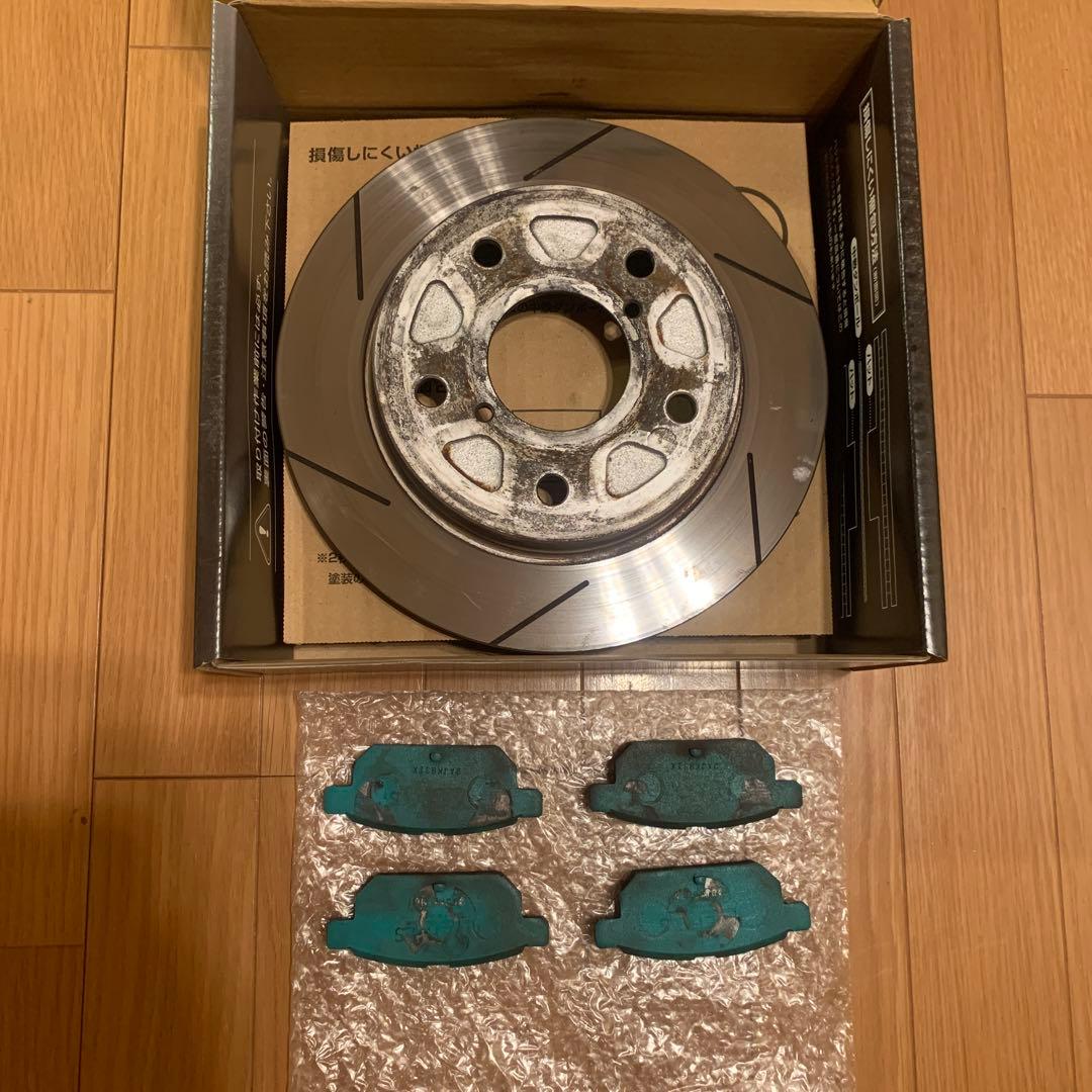 DIXCEL スリットローター　プロジェクトμ ブレーキパッド　zc33sリア用