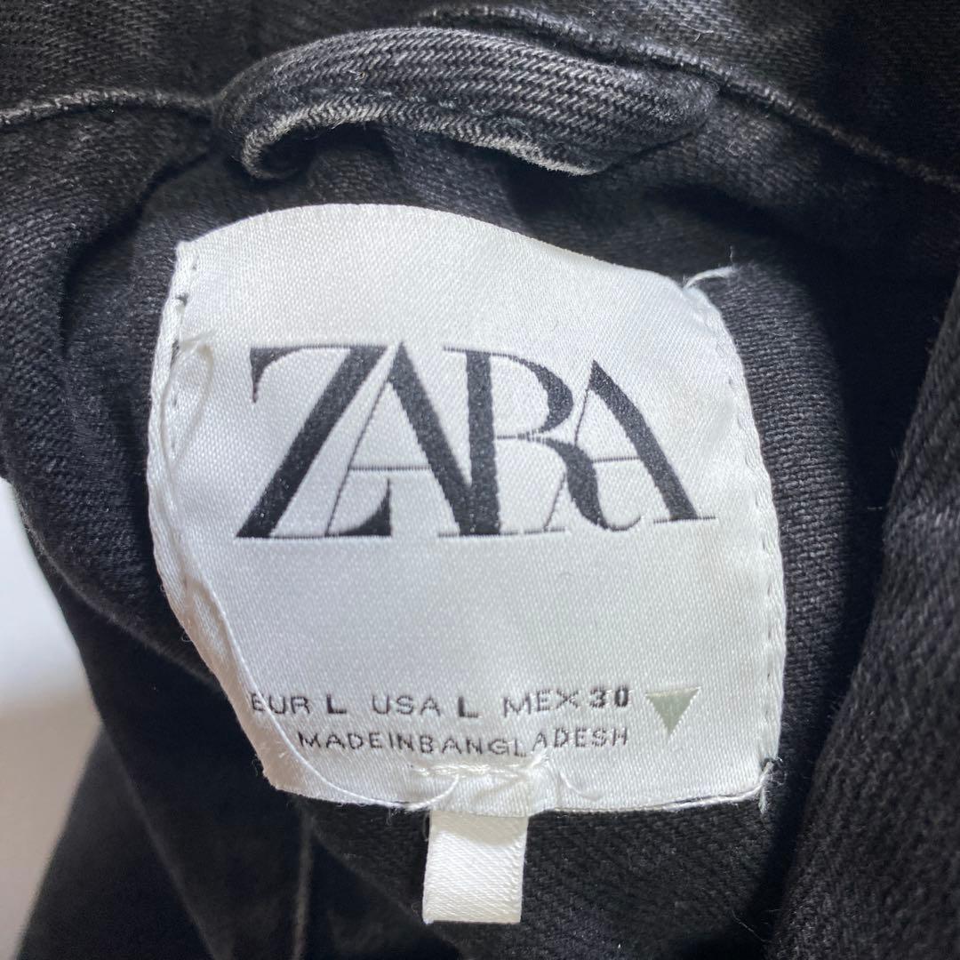 即完売品♡ザラ フルレングスカットアウトブラックデニムジャンプスーツ LL〜3L