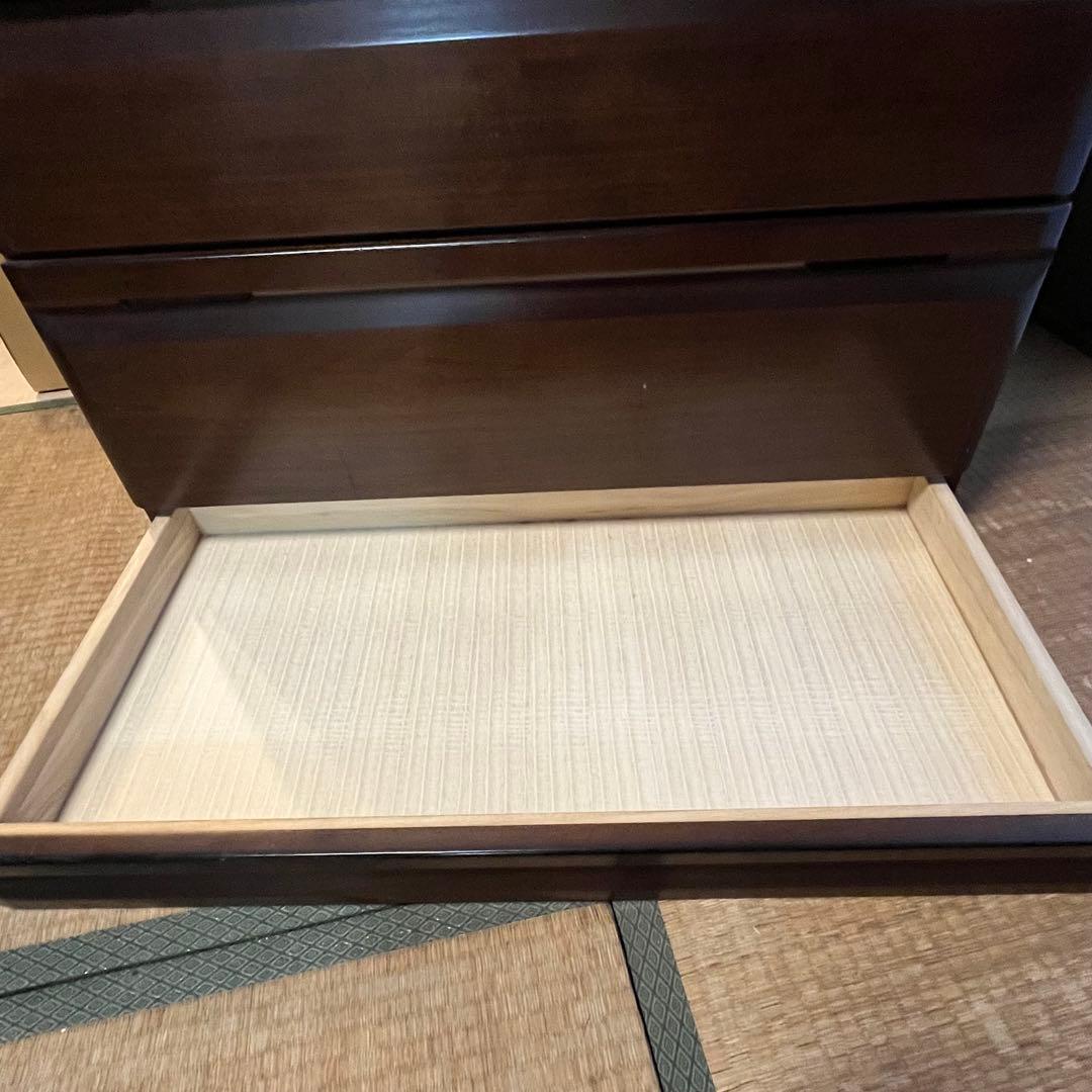 光家具 小型チェスト 6段 木製タンス 収納家具