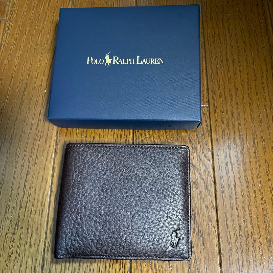 Polo Ralph Lauren 二つ折り財布 ブラウン