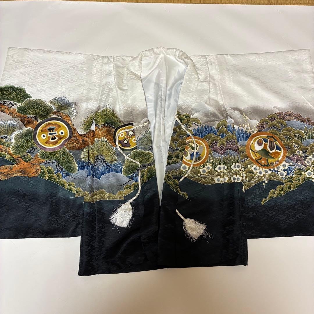 【美品】【七五三 男の子五歳 フルセット】豪華14点セット 着物 袴