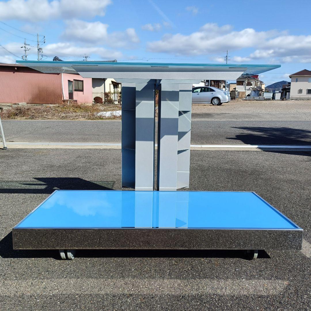 【オシャレ】ガラスTV台　テレビラック　テレビボード110cm