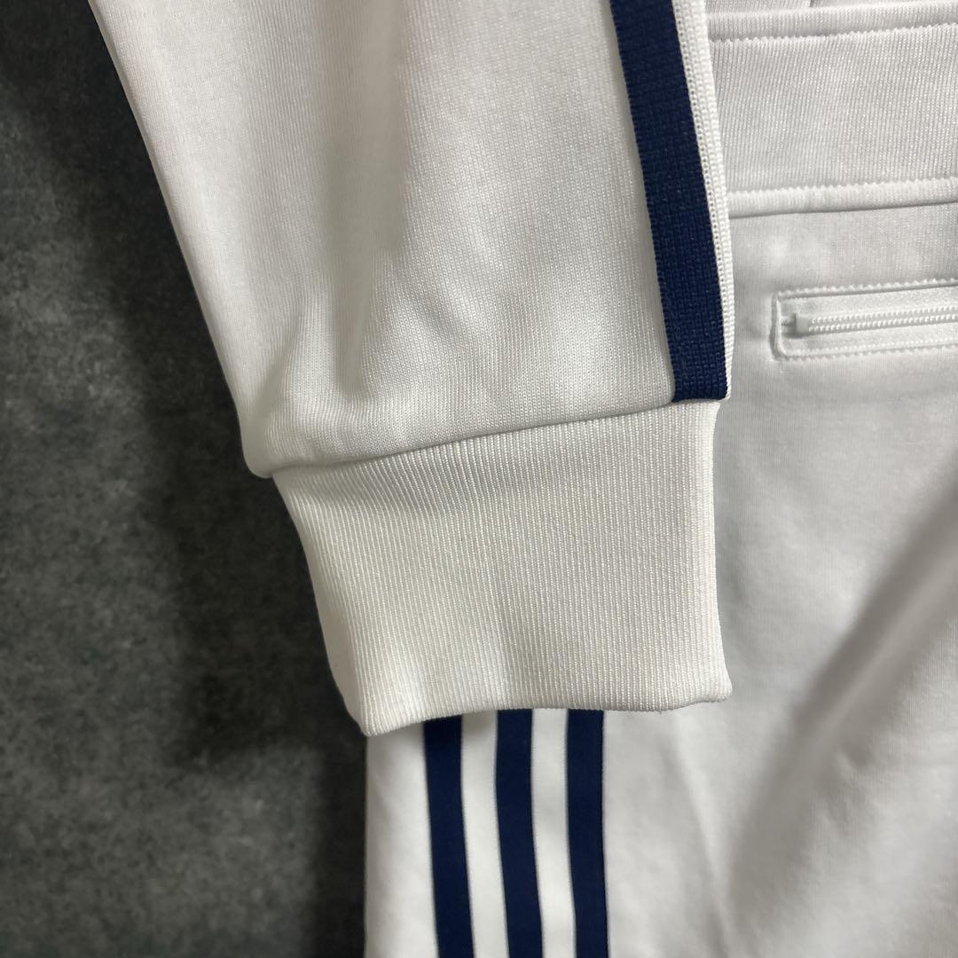 あのちゃん着用 adidas アディダス ジャージ オールインワン ホワイト Ꮇ