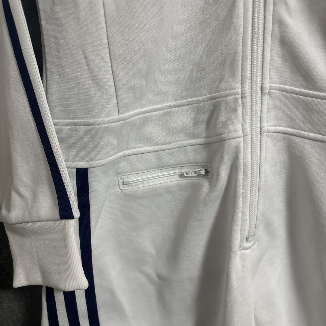 あのちゃん着用 adidas アディダス ジャージ オールインワン ホワイト Ꮇ
