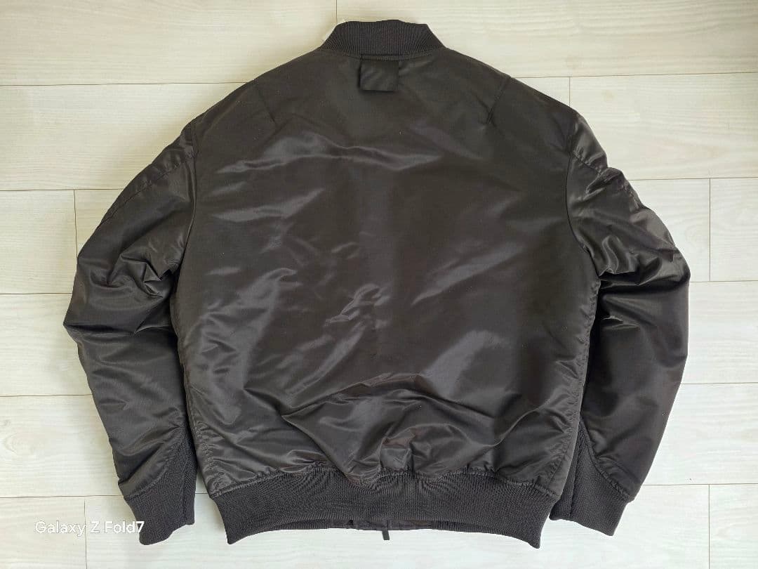 【新品】ユニクロ　+J　ハイブリッドダウンオーバーサイズMA-1（M グレー）