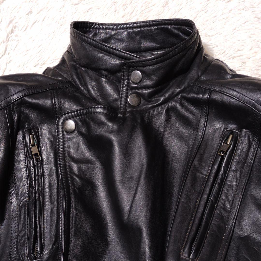 セントジョンズベイ ライダースジャケット 本革 レザー y2k 短丈