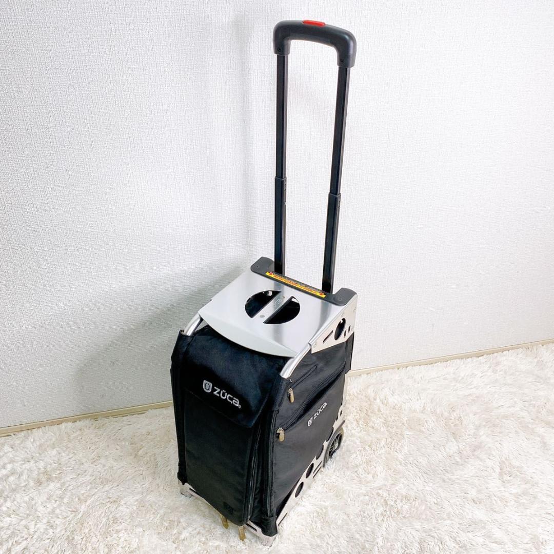 ZUCA PRO ズーカ シルバー 座れるキャリーバッグ　32L 機内持込可