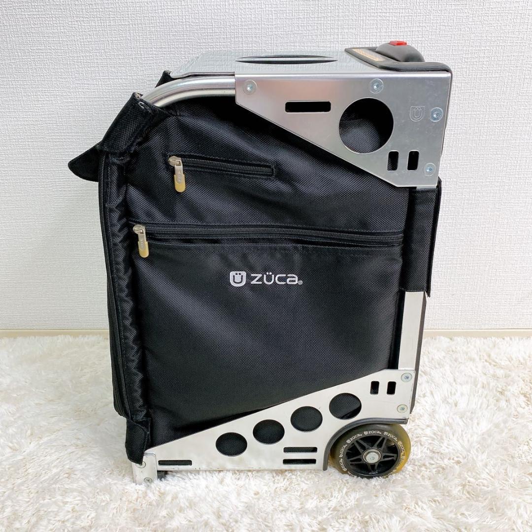 ZUCA PRO ズーカ シルバー 座れるキャリーバッグ　32L 機内持込可