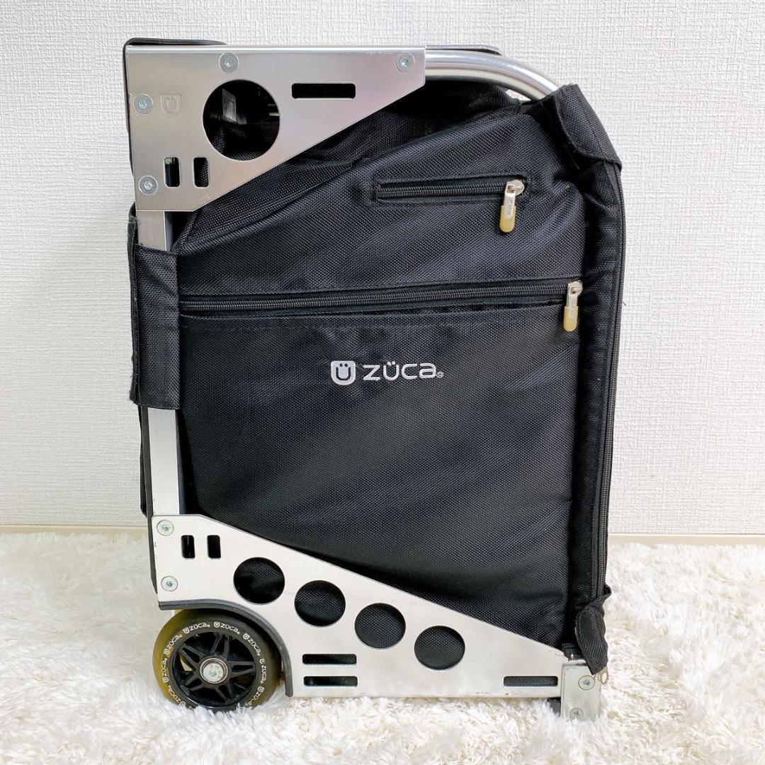 ZUCA PRO ズーカ シルバー 座れるキャリーバッグ　32L 機内持込可