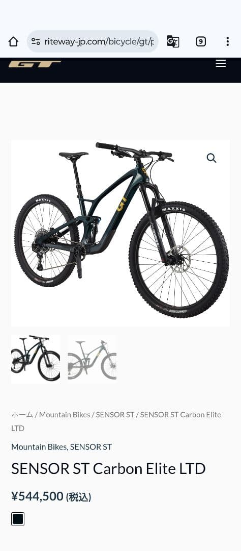 GT SENSOR CARBON ELITE LTD フルサス　浜松　大阪