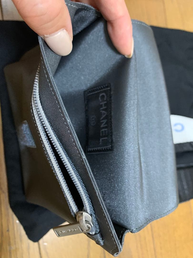 NealCHANEL スポーツライン グレー　ウエストポーチ