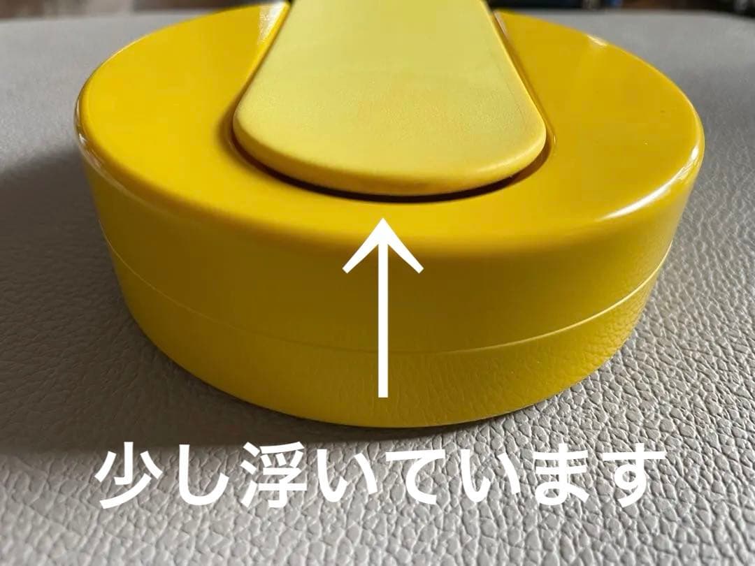 【希少】アビタックス 灰皿 アウトドアアッシュトレイ 黄色　サイズ大