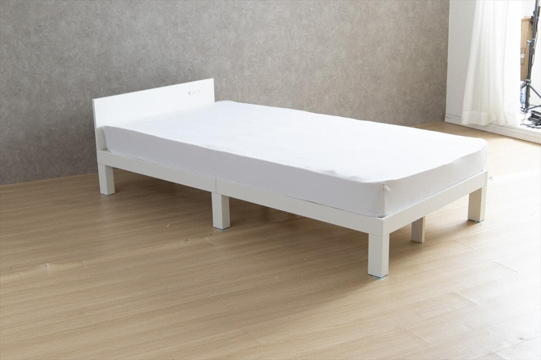 IN BD ER　シングルベット　フレームのみ　ホワイト